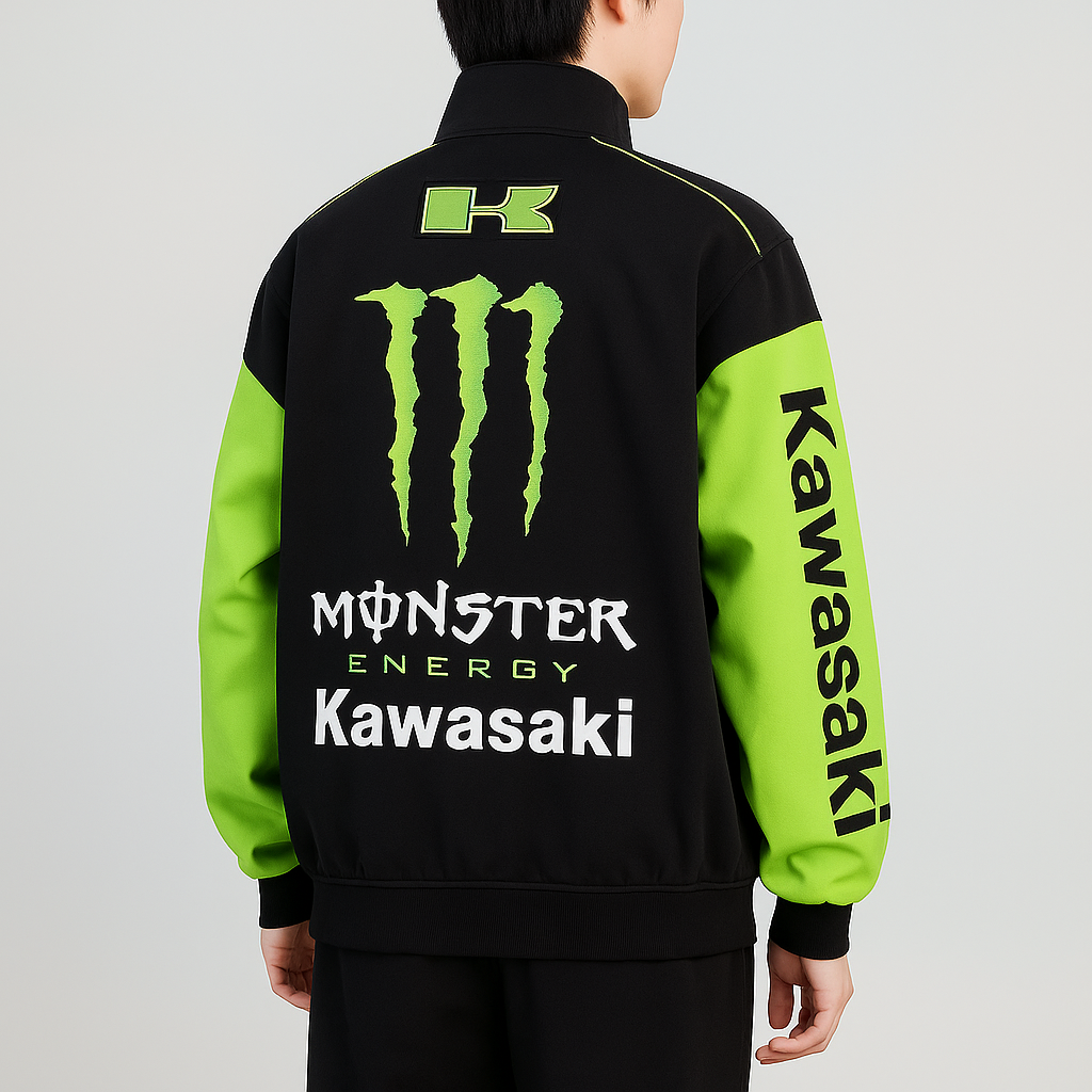 Kawasaki Racing Jacket | Monster Energy Moto Jacket