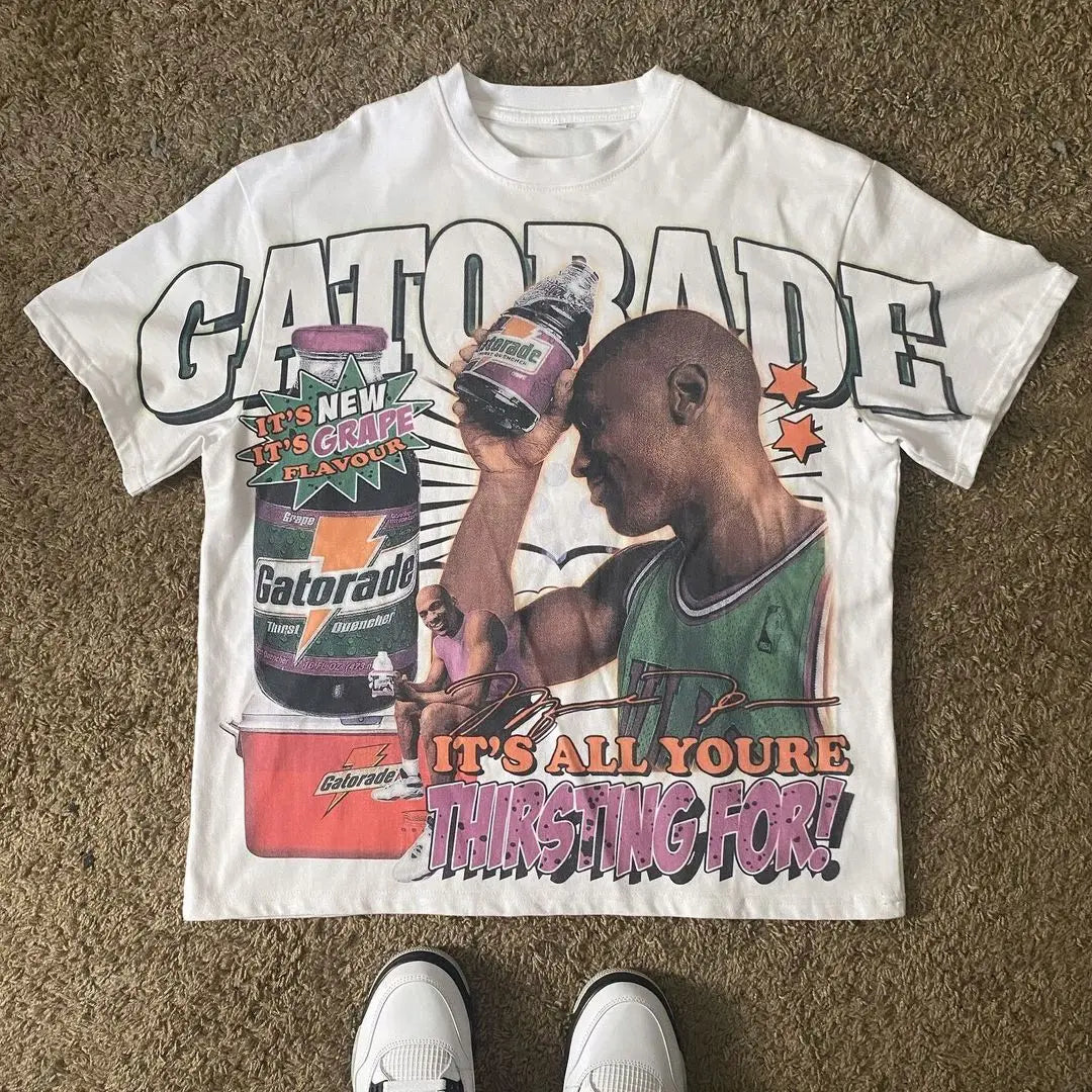 Vintage Y2K Gatorade Graphic Tee | Oversized Streetwear T-Shirt