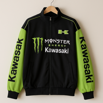 Kawasaki Racing Jacket | Monster Energy Moto Jacket