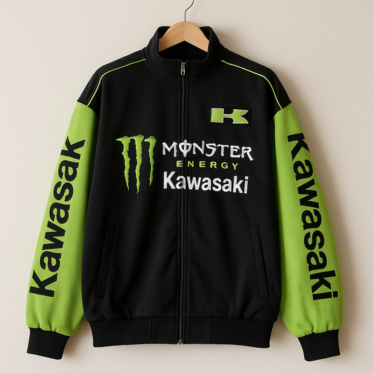 Kawasaki Racing Jacket | Monster Energy Moto Jacket