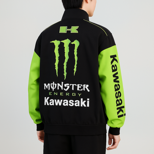 Kawasaki Racing Jacket | Monster Energy Moto Jacket