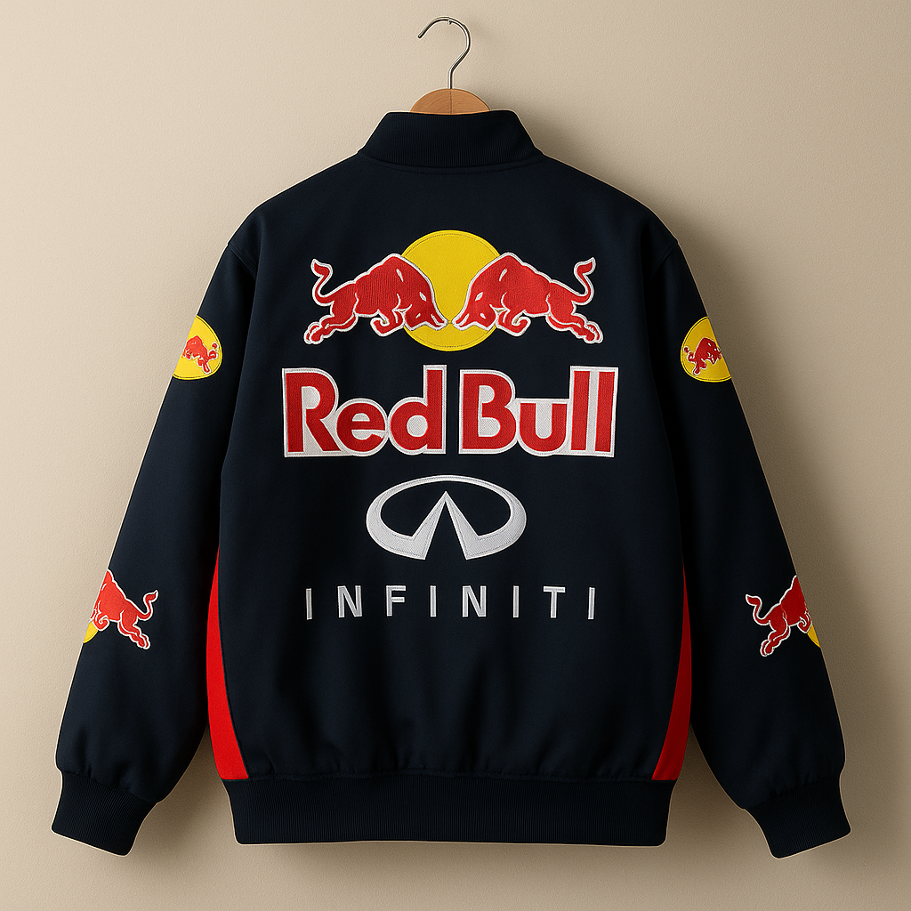 Red Bull Racing Jacket | Vintage Formula 1 Streetwear Motorsport Jacket