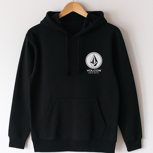 Volcom Manila Stone Hoodie | Black Graphic Streetwear Pullover Sweatshirt