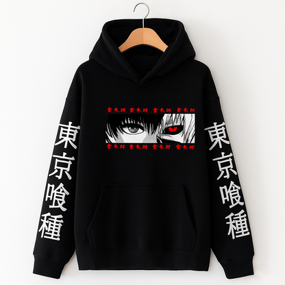 Anime Graphic Hoodie | Oversized Streetwear Hoodie with Tokyo-Inspired Design