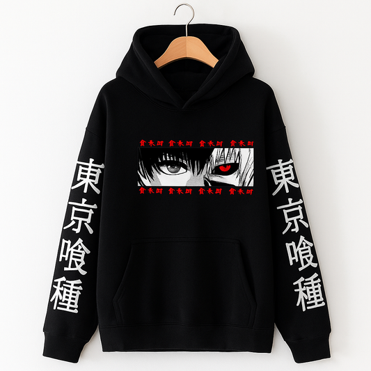Anime Graphic Hoodie | Oversized Streetwear Hoodie with Tokyo-Inspired Design