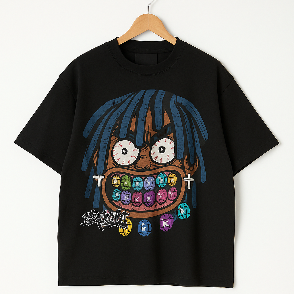 Streetwear Graphic T-Shirt | Cartoon Character Print Top