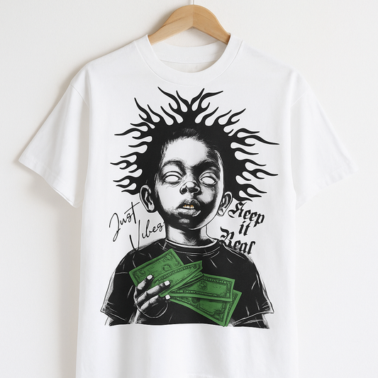 Vintage Y2K Money Graphic Tee | Oversized Streetwear T-Shirt