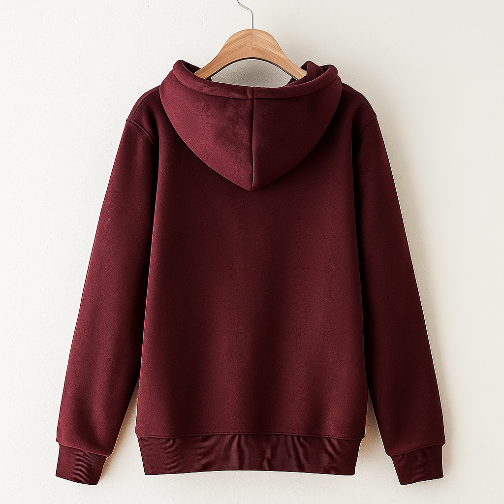 Red Bull Hoodie | Burgundy Streetwear Pullover with Logo Graphic