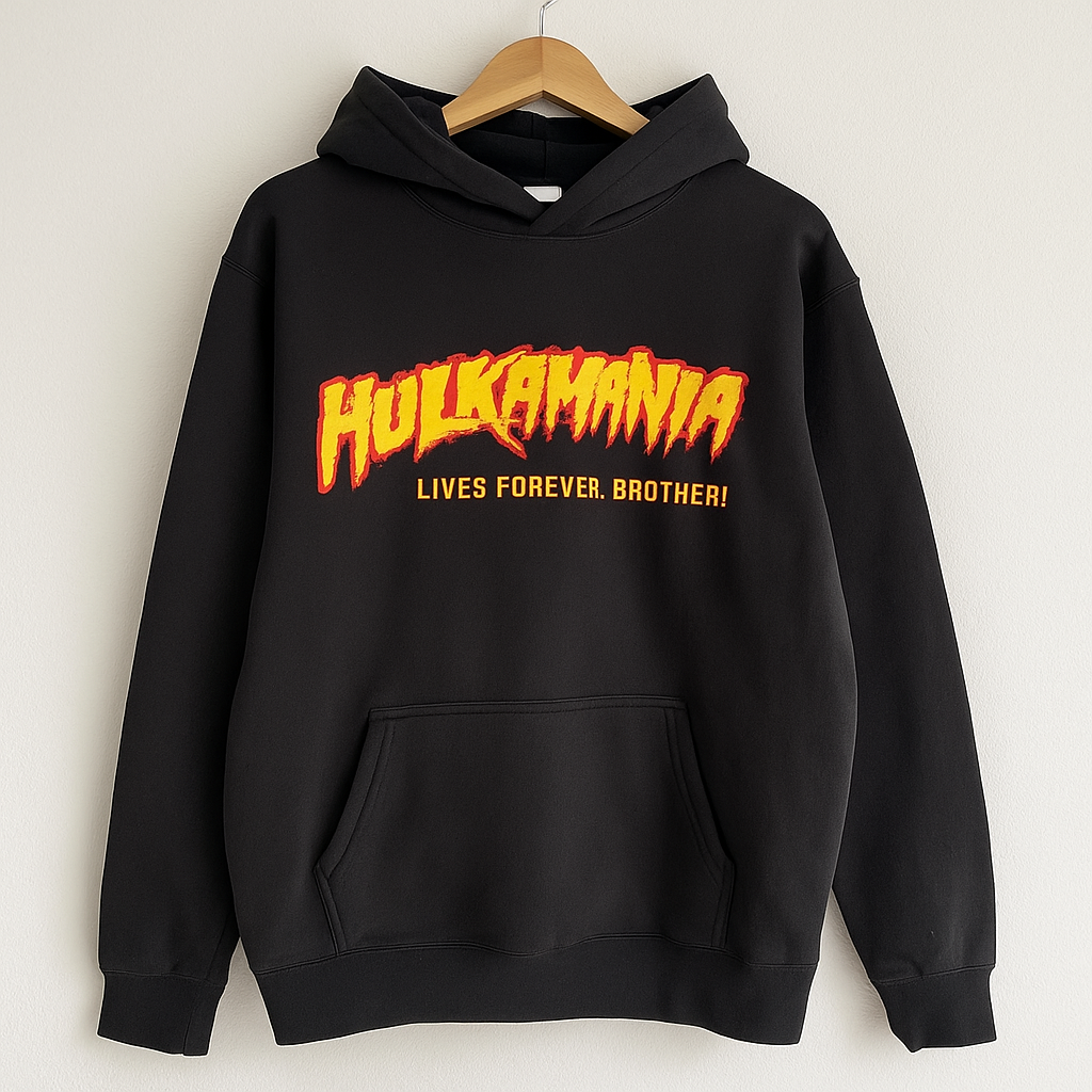 Hulk Hogan Hoodie | Classic Wrestling Streetwear Pullover Hoodie