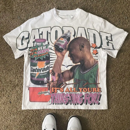 Vintage Y2K Gatorade Graphic Tee | Oversized Streetwear T-Shirt