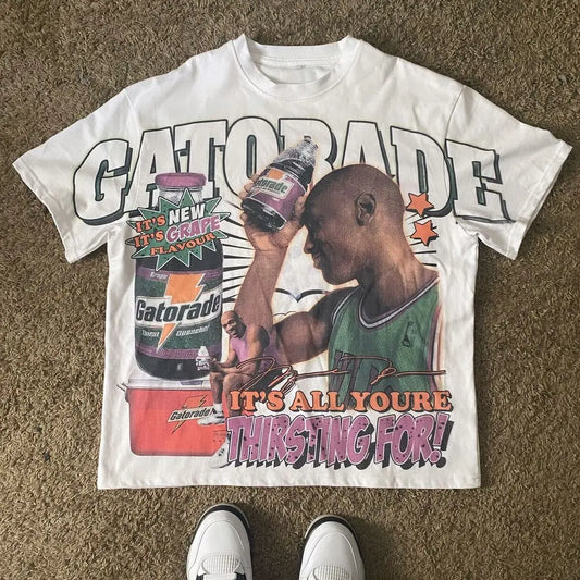 Vintage Y2K Gatorade Graphic Tee | Oversized Streetwear T-Shirt