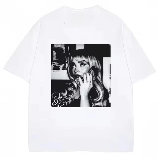 Graphic Sabrina Carpenter Print Oversized T-Shirt | Vintage Streetwear Tee