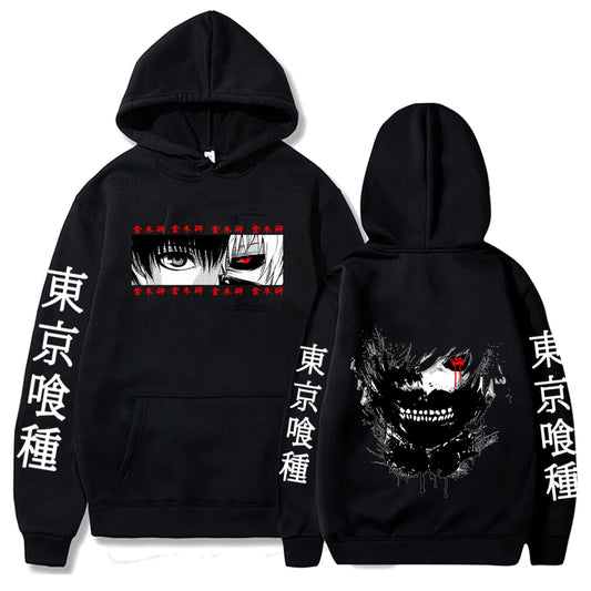 Anime Graphic Hoodie | Oversized Streetwear Hoodie with Tokyo-Inspired Design