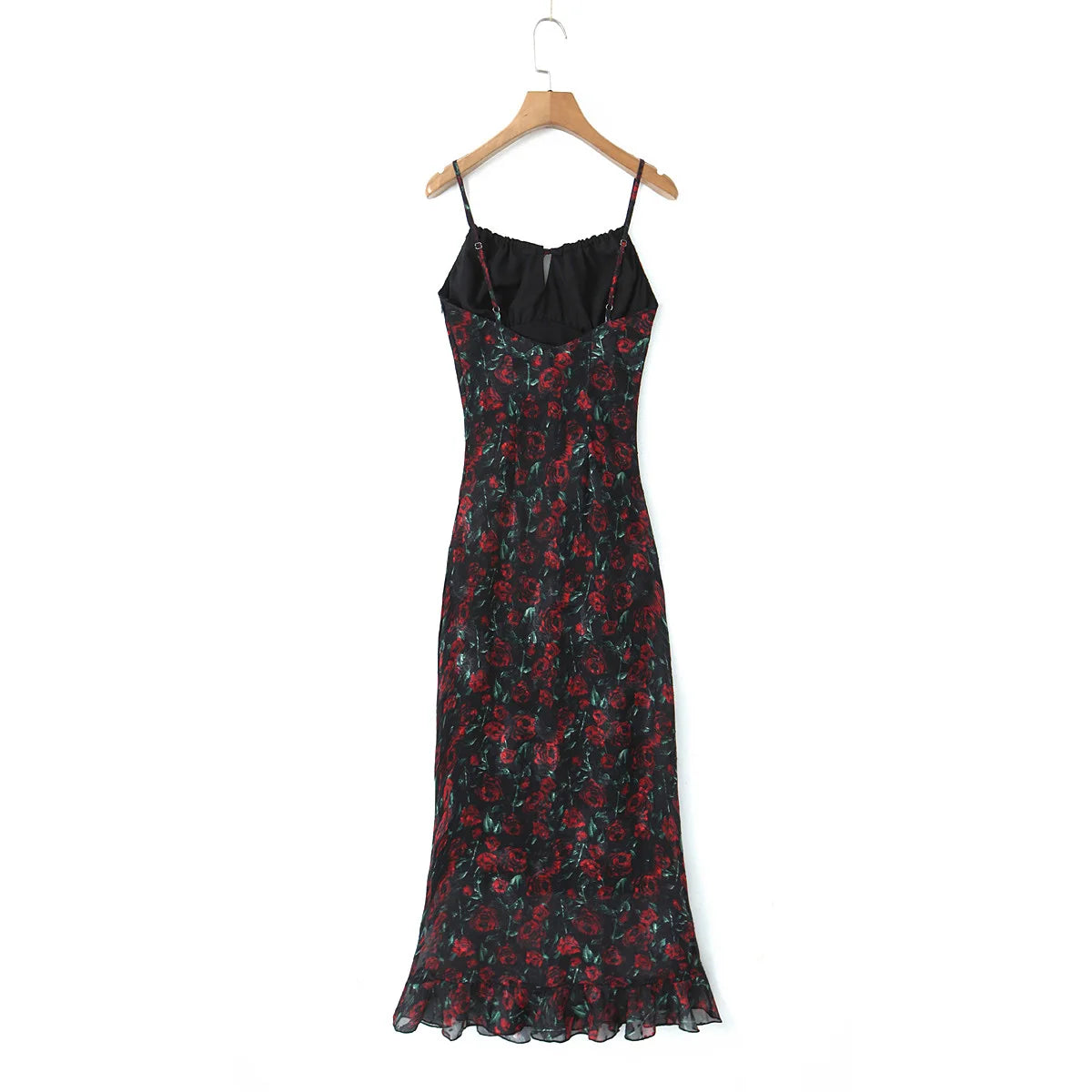 Floral Midi Dress | Square Neck Sleeveless Summer Dress