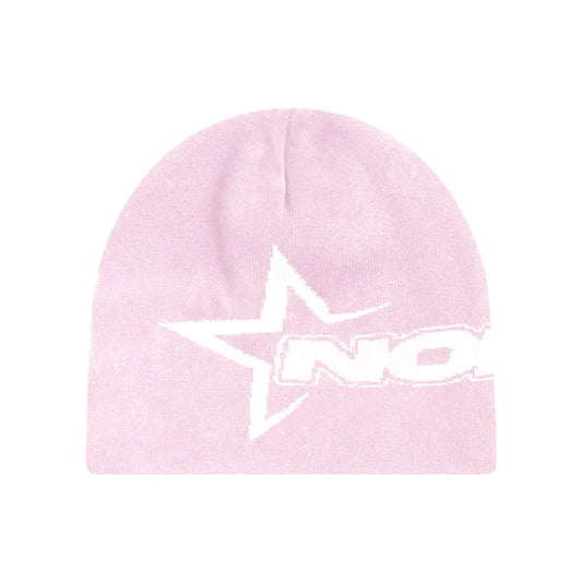 Y2K Knit Star Beanie | Hip Hop Streetwear Winter Hat